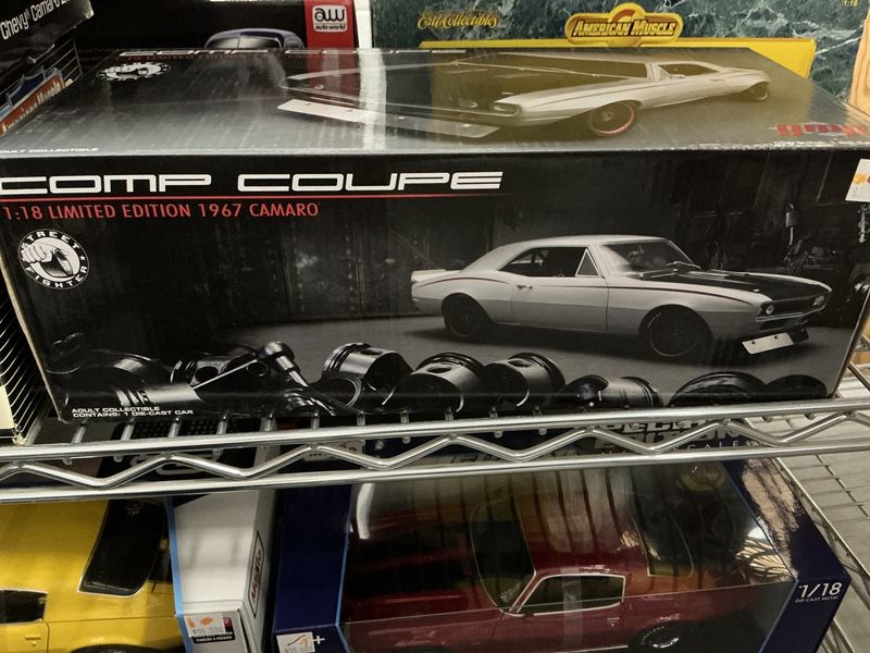 Pump coupe 1967 Camaro silver