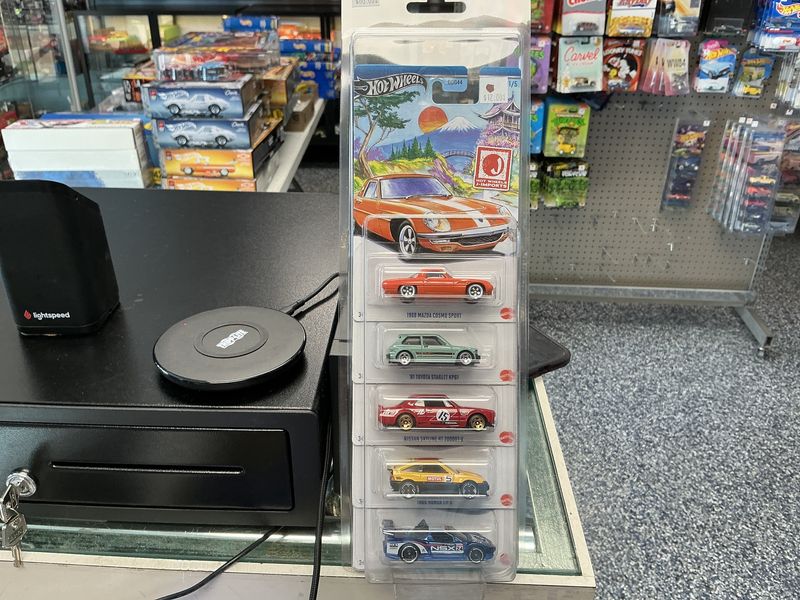 Hot wheels J imports, five pack