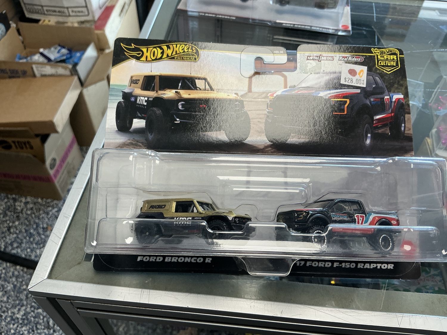 Ford bronco Ford raptor two car set