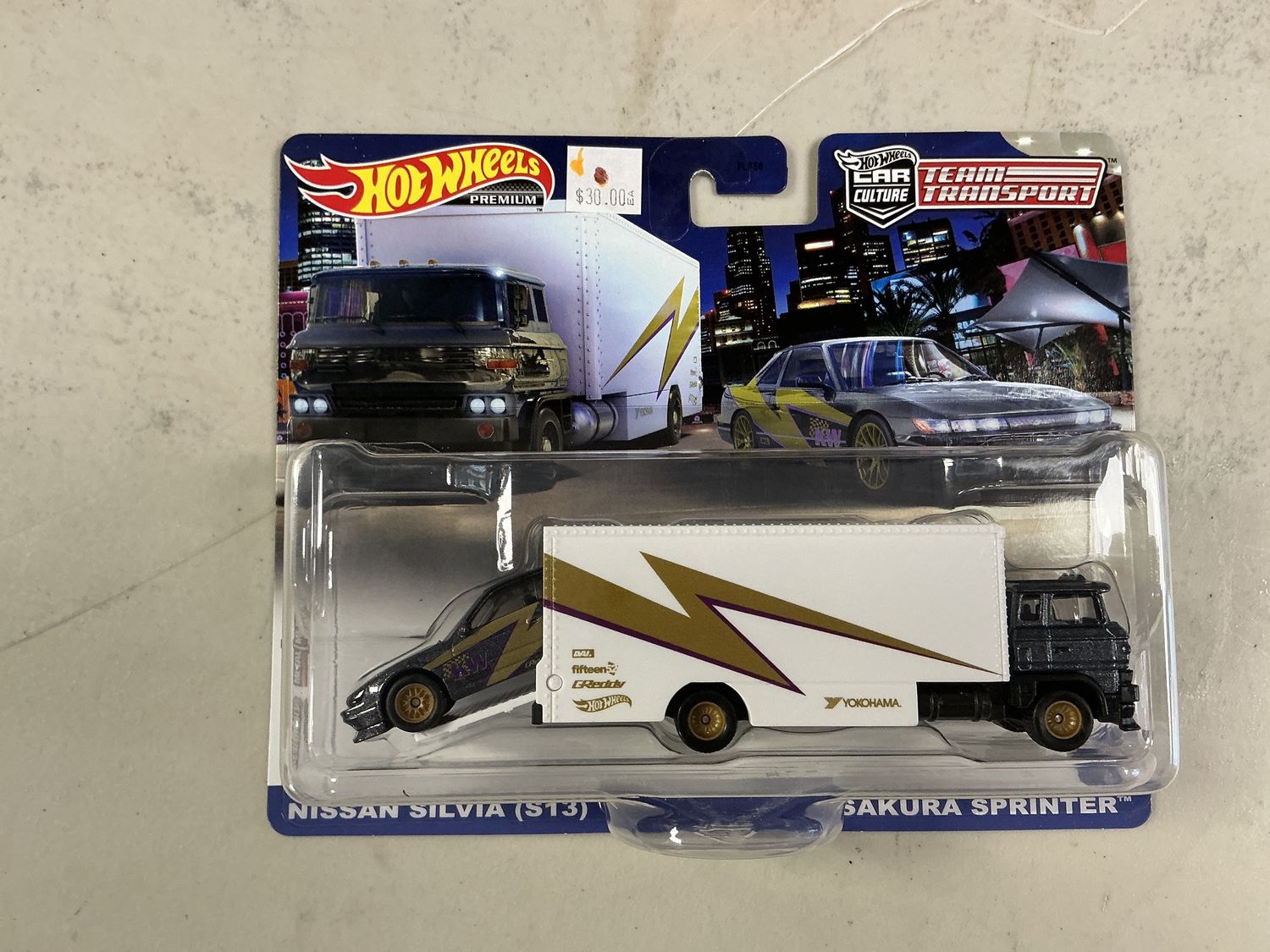 Team transport number 52 Nissan Silvia sprinter