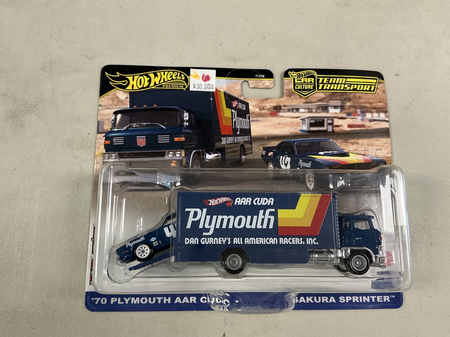 Team transport number 63 Plymouth Aar with sprinter
