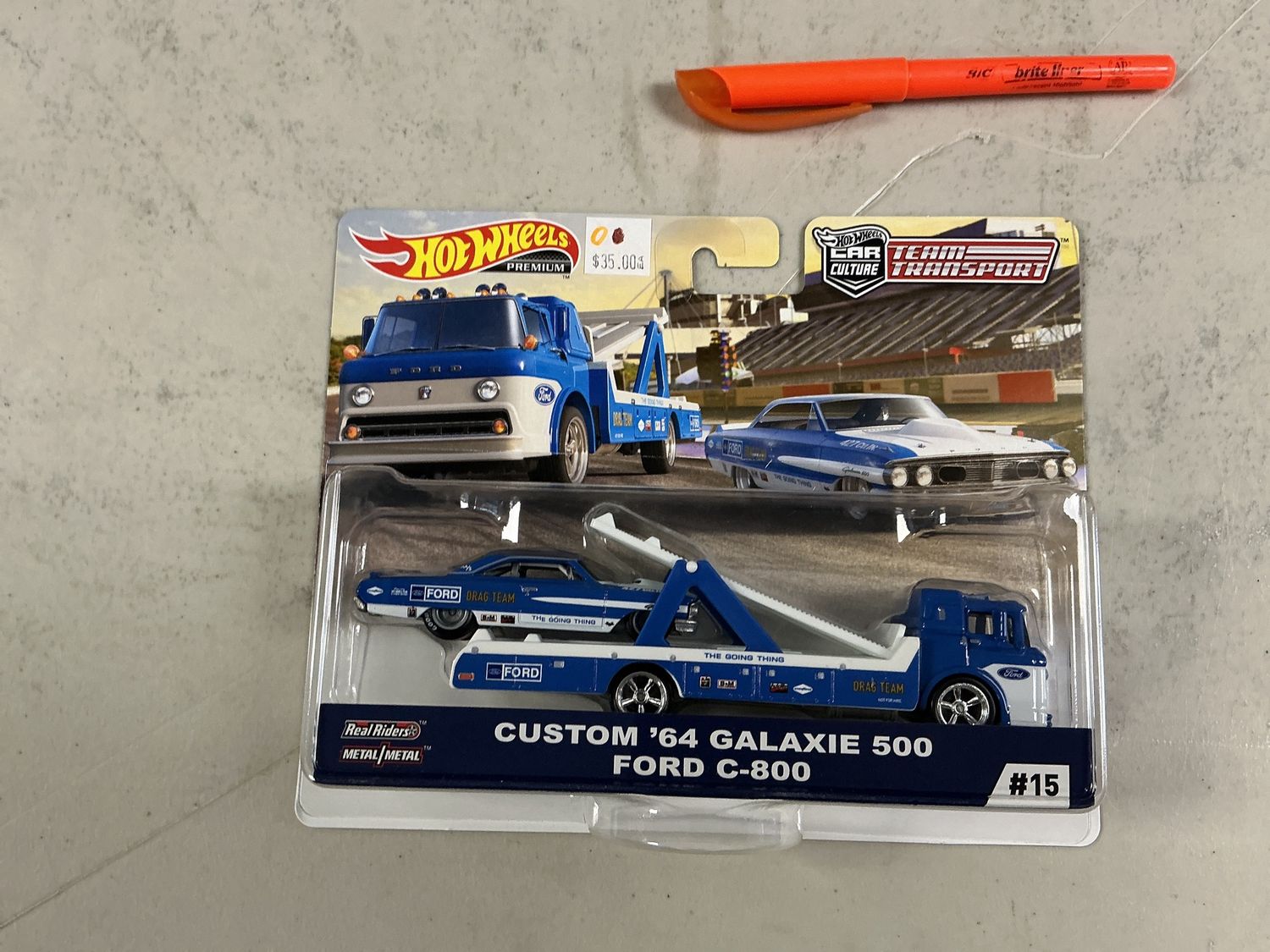 Team transport number 15 custom 1964, Galaxy 500 Ford C 800