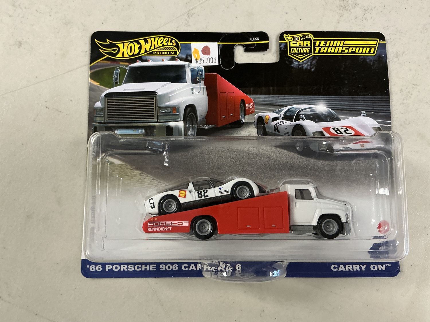 Team transport number 66, 1966 Porsche 906 Carrera carry-on
