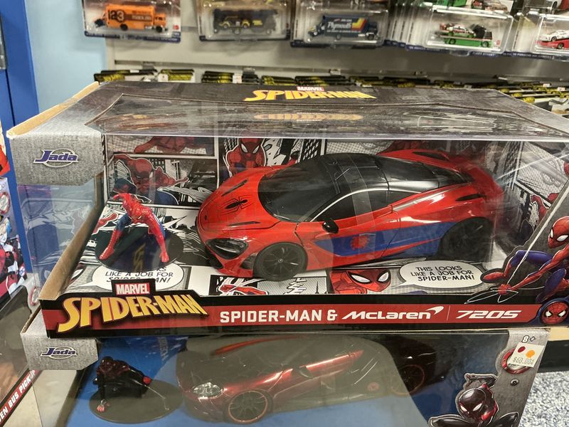 Spider-Man with McLaren 720 S