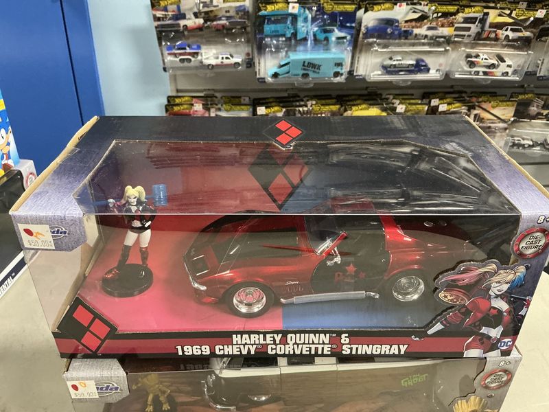 Harley Quinn was 1969 Chevy Corvette stingray