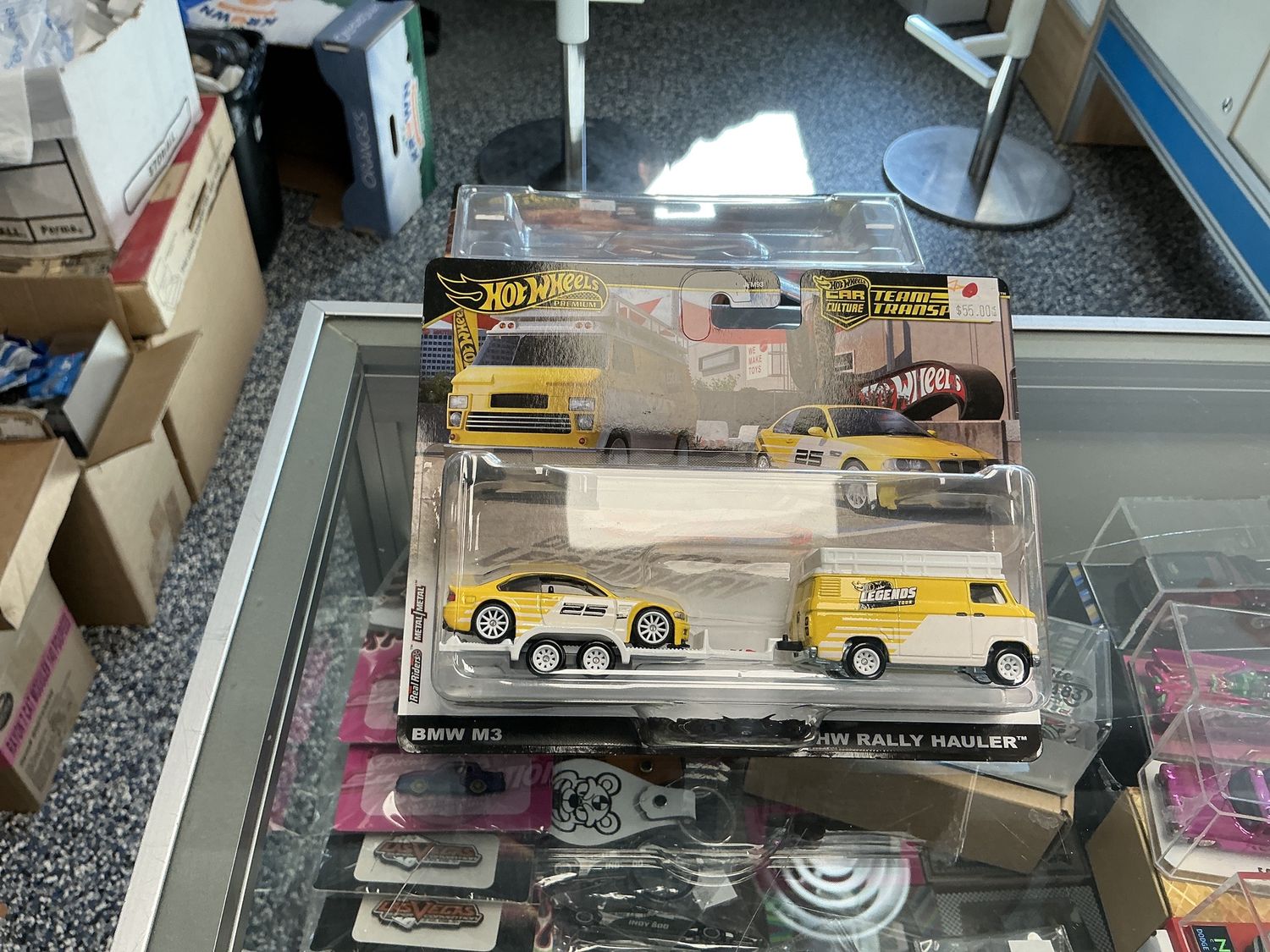 BMW M3 withrally haulier two car set