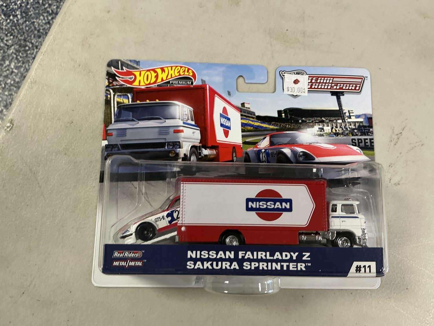 Team transport number 11 Nissan fair Lady Z sprinter