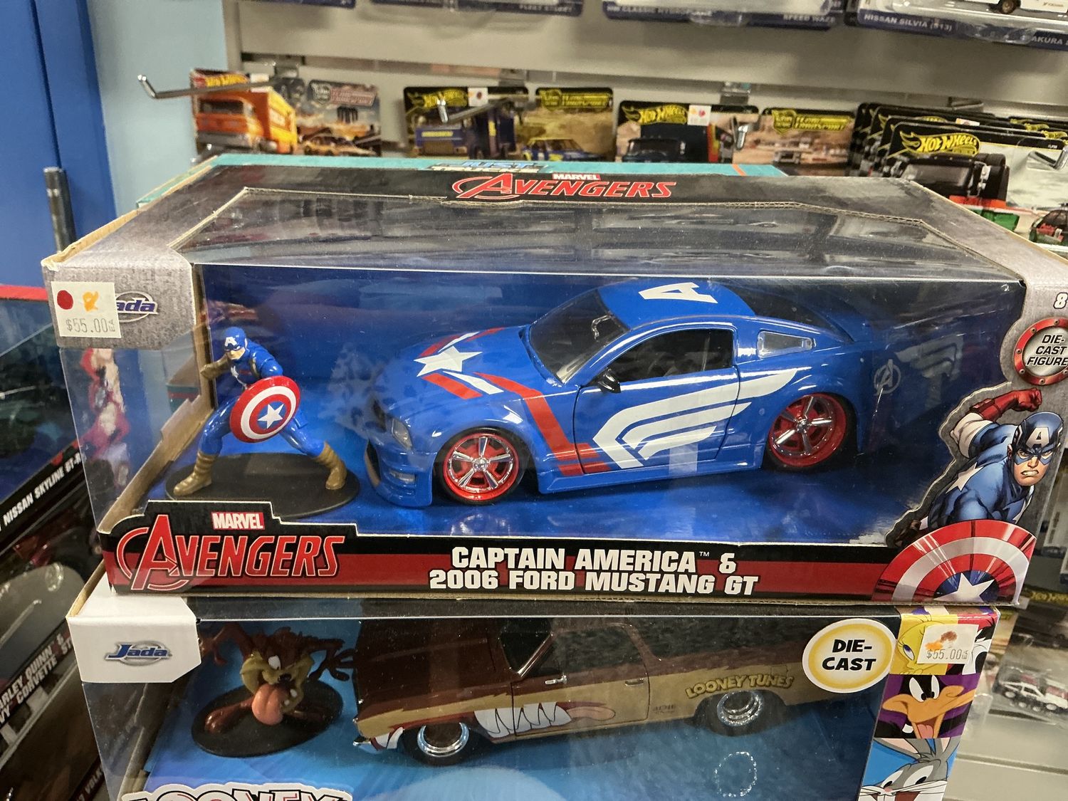 Captain America with 2006 Ford Mustang GT