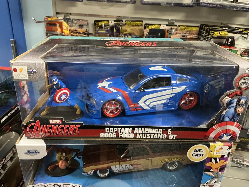 Captain America with 2006 Ford Mustang GT