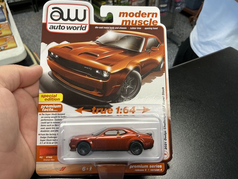 2021 dodge challenger SRT sinamon stick