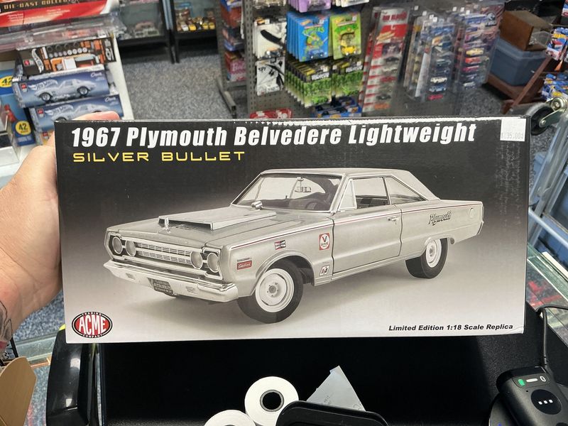 1967 Plymouth Belvedere silver bullet