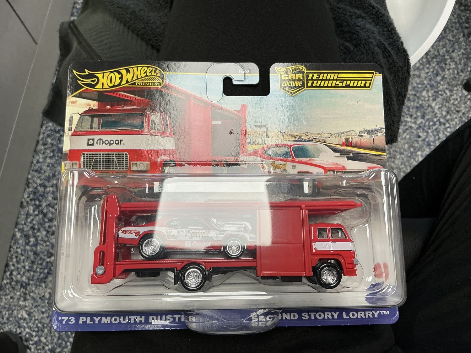 Team transport number 8273 Plymouth duster second story Laurie