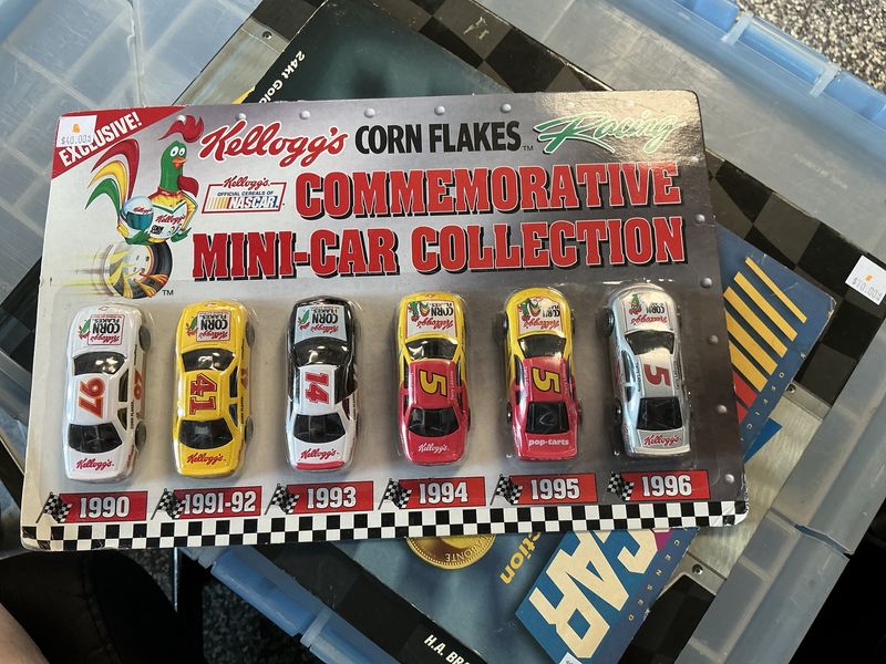 Corn flakes racing mini car collection NASCAR