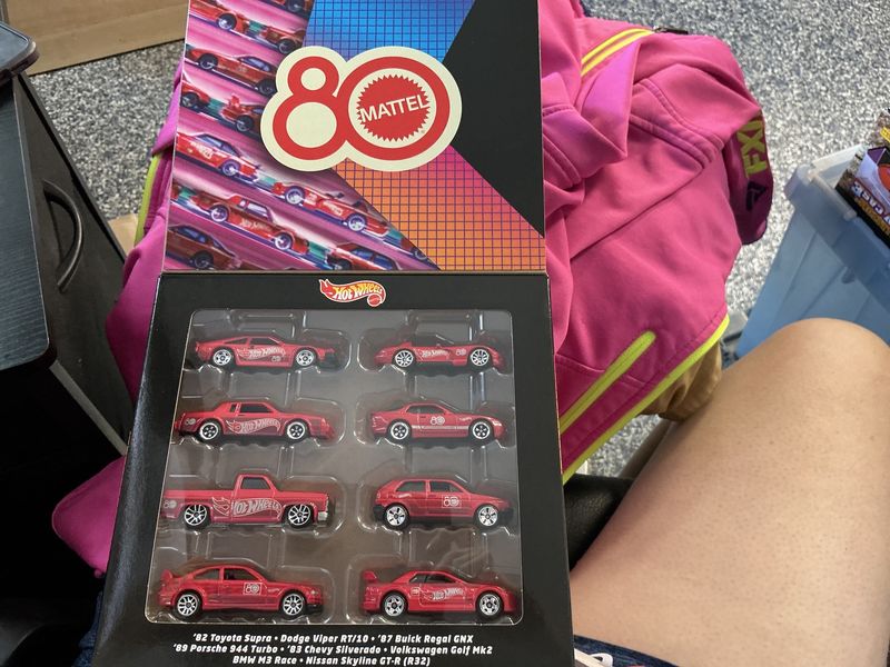 80s Mattel silver series 8 car set