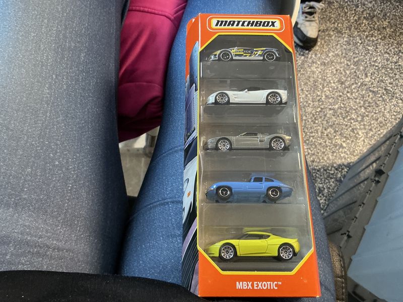 Matchbox five pack MBX exotic