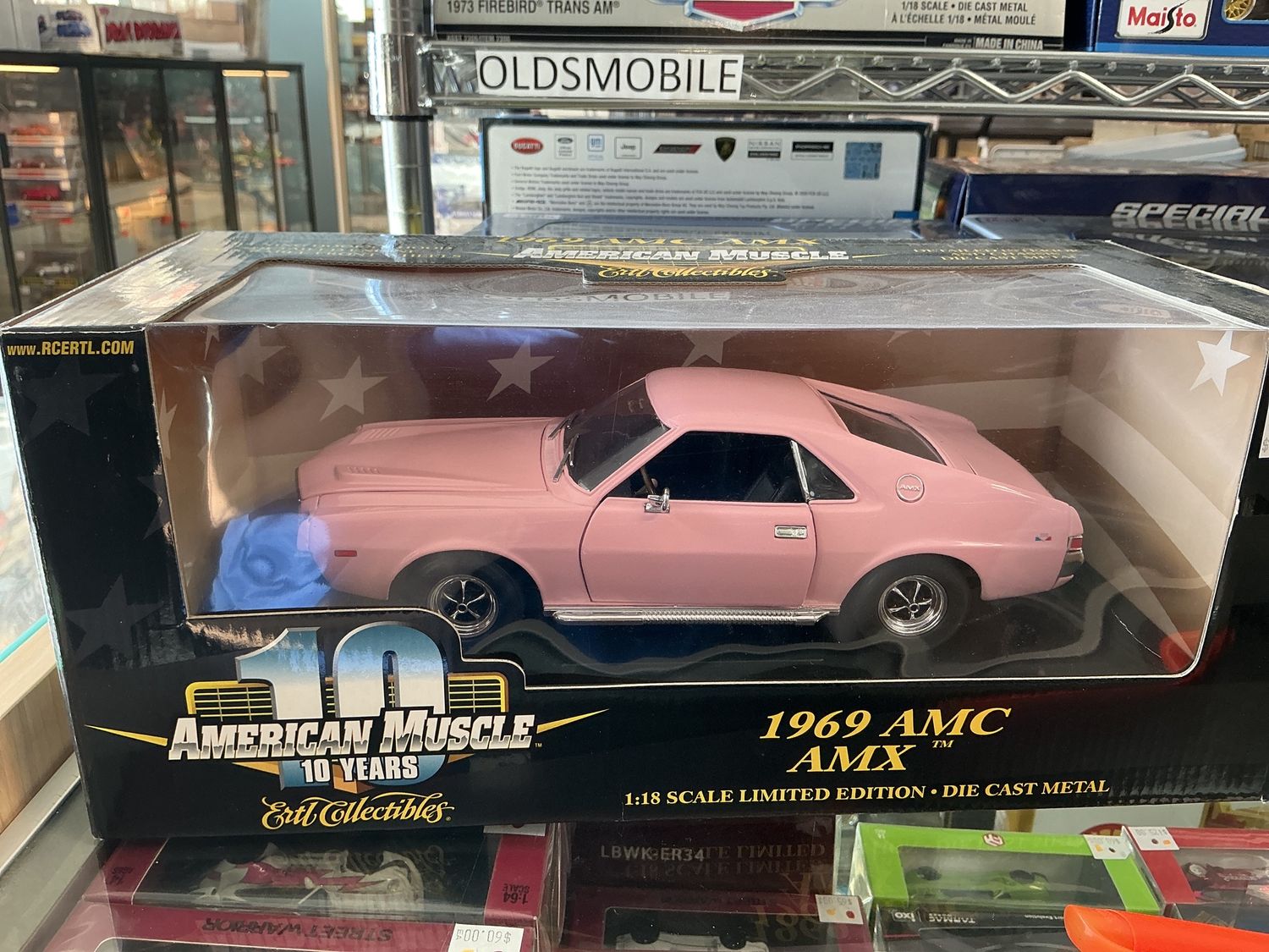 1969 AMC AMX pink