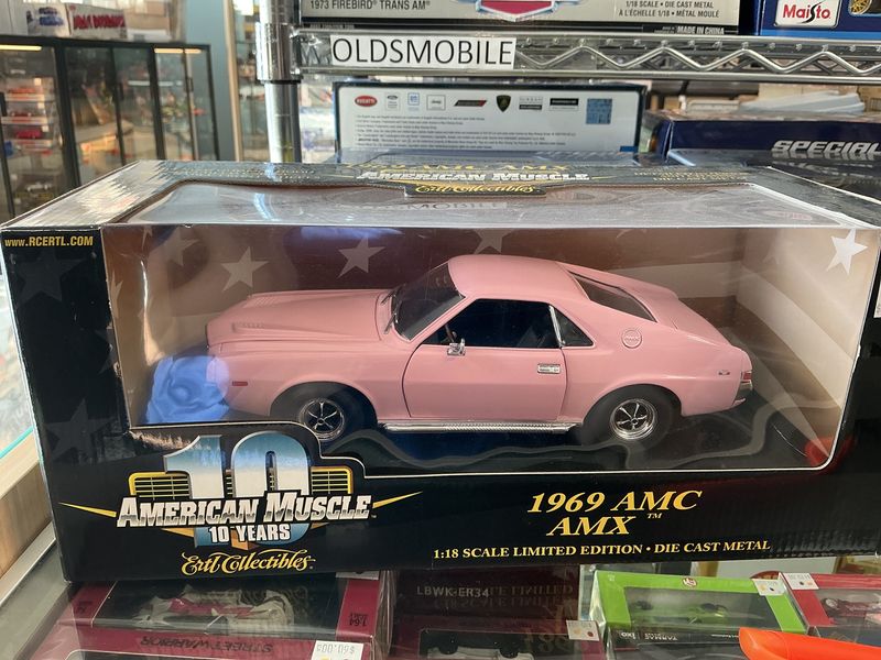 1969 AMC AMX pink