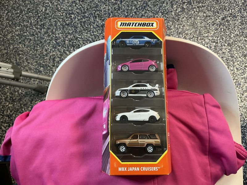 Matchbox five pack Japan cruisers