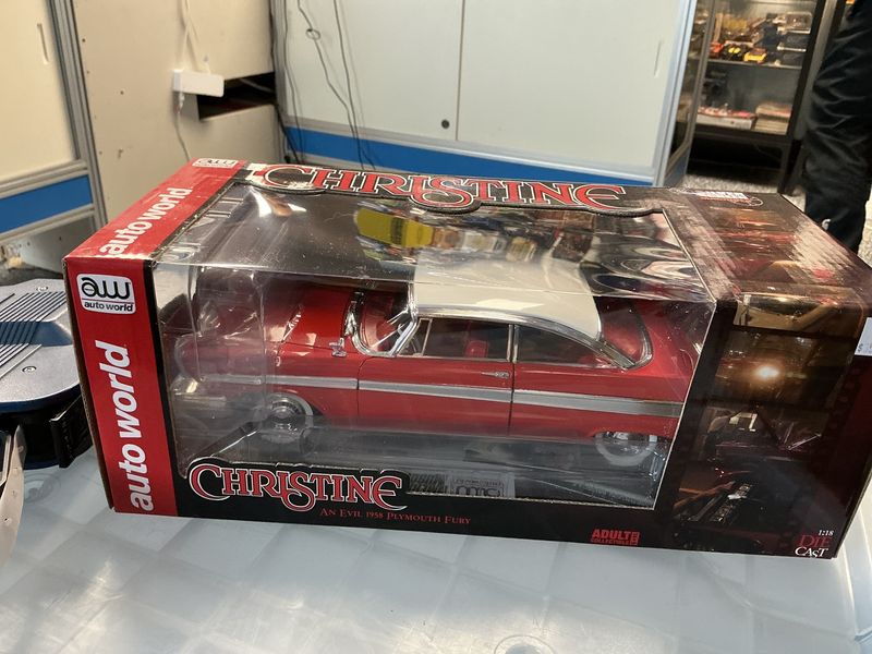 Christine and evil 1958 Plymouth fury, clear windows