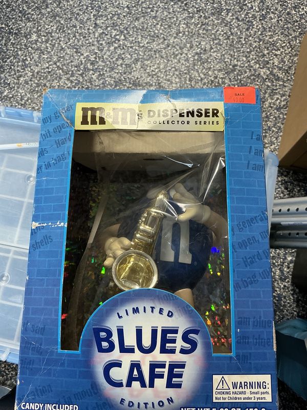 M &amp; M dispenser, blues Café edition