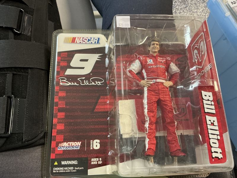 Bill Elliott number nine NASCAR figure