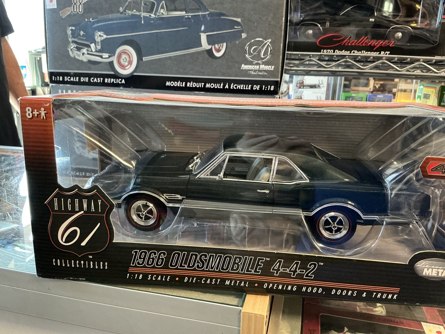 1966 Oldsmobile 442 green