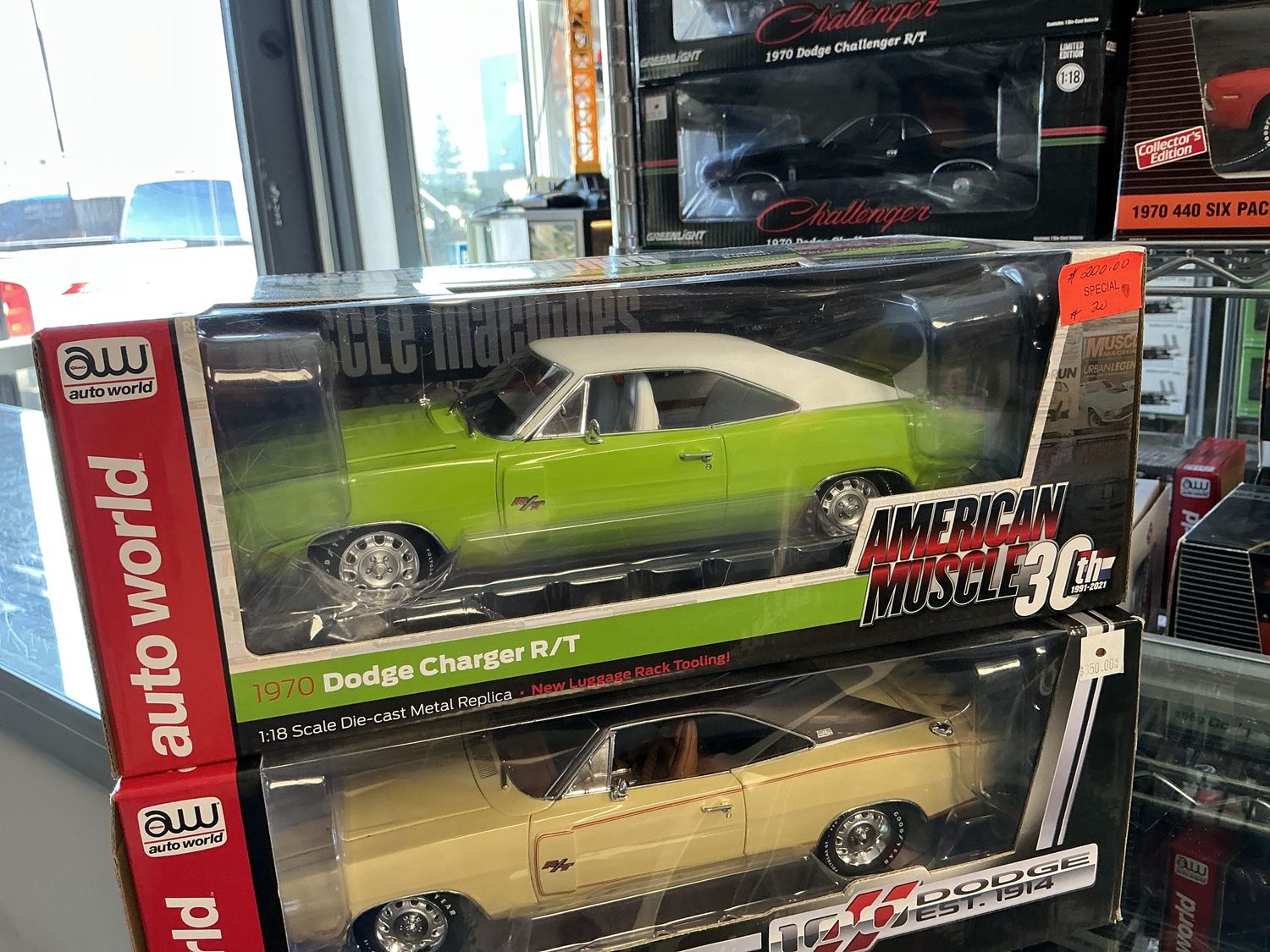 1970 Dodge charger RT lime green