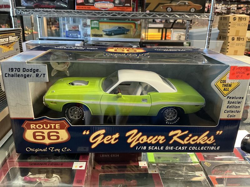 1970 Dodge Challenger RT lime green