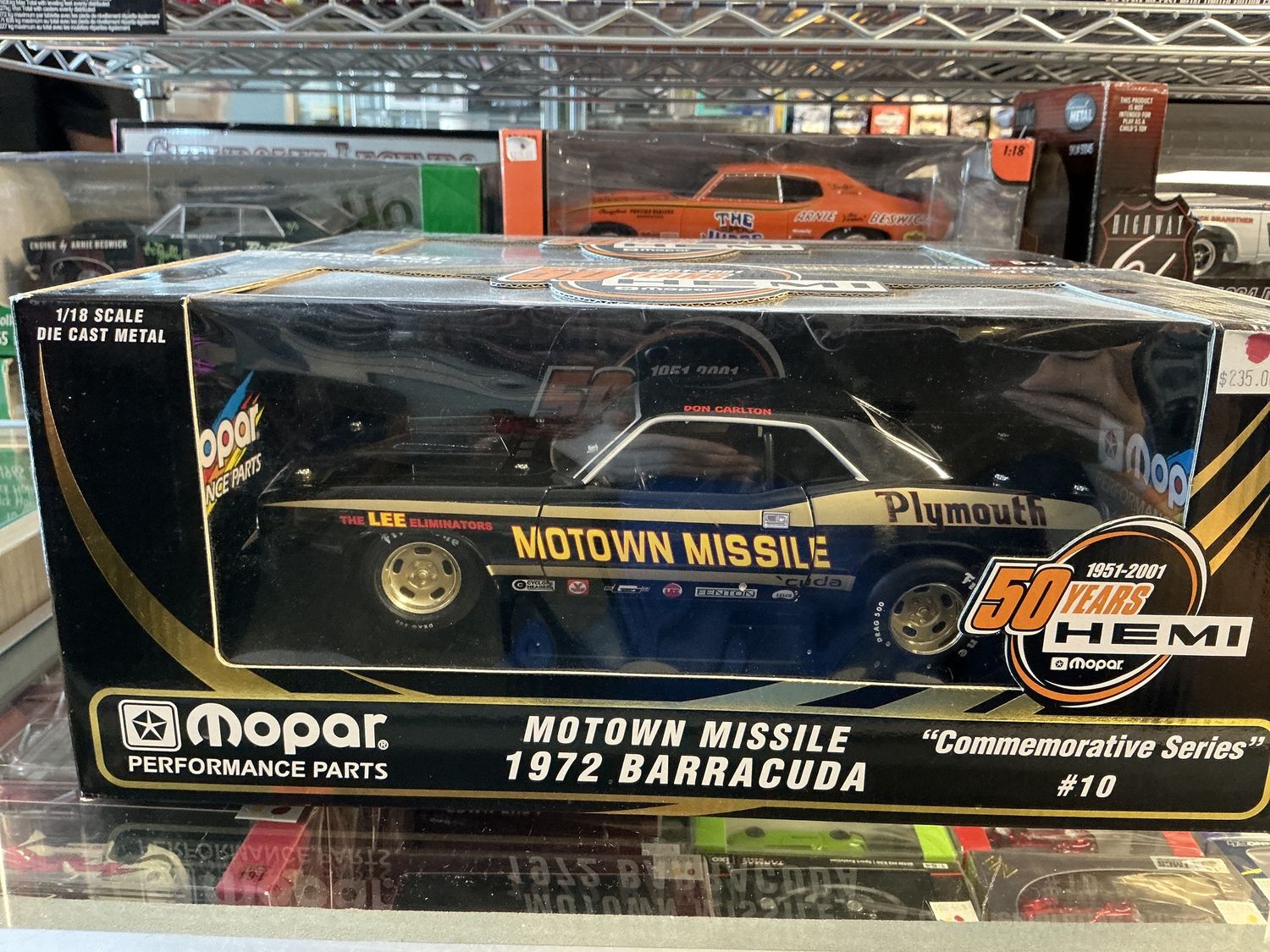 Motown missile 1972 barracuda