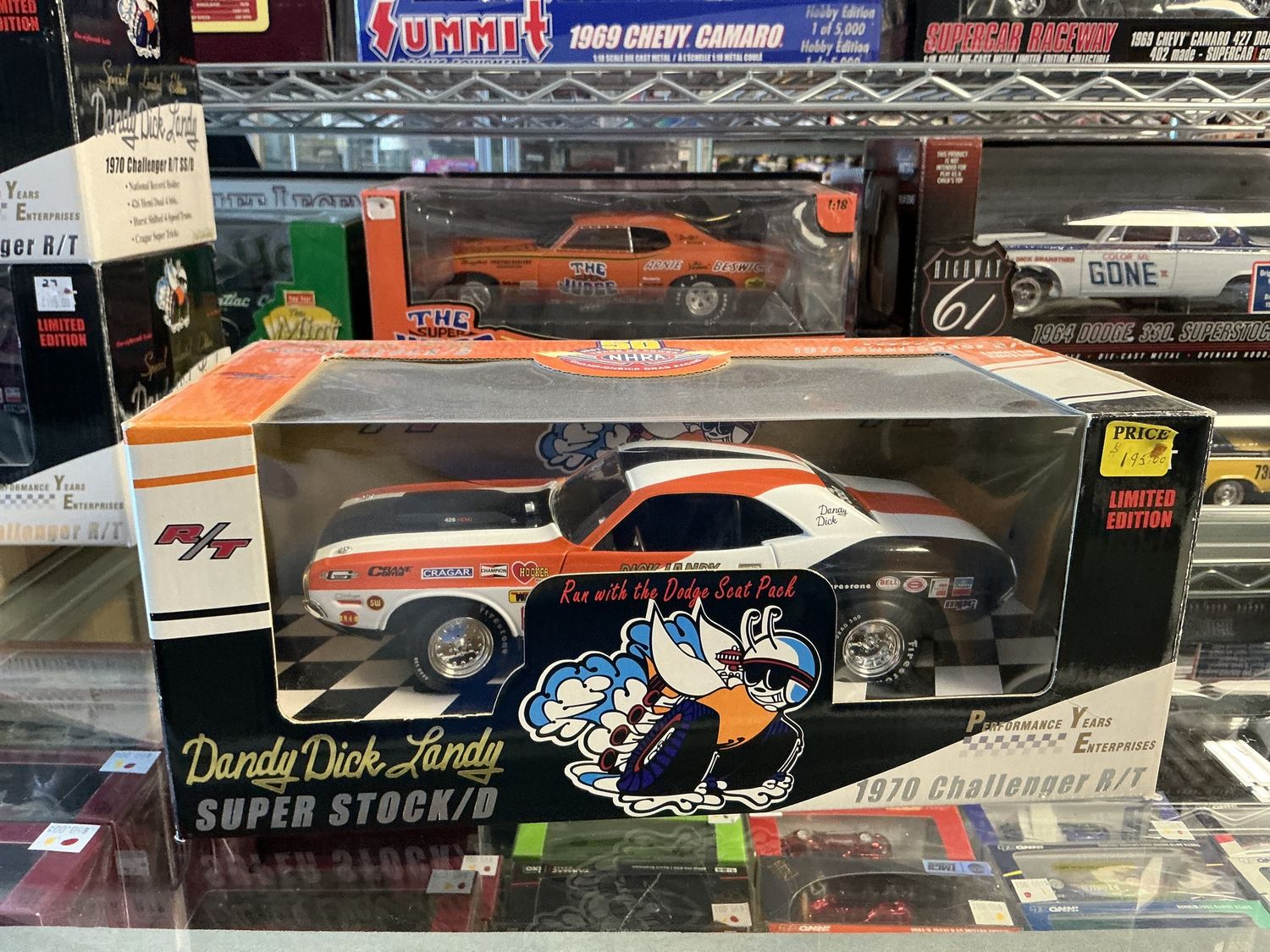 Dandy Dick Landry super stock 1970 Challenger RT