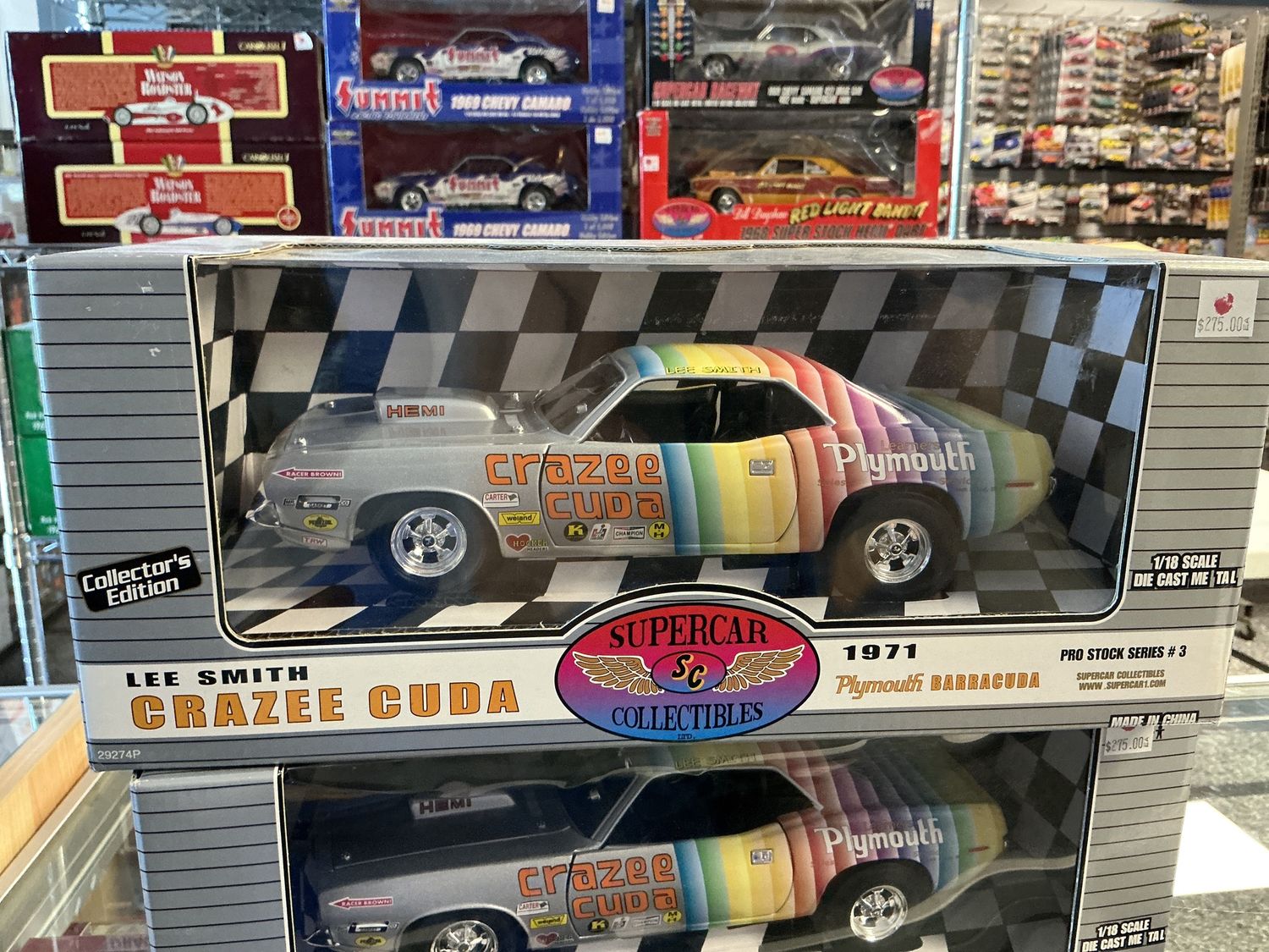Lee Smith, crazy Cuda 71 Plymouth barracuda