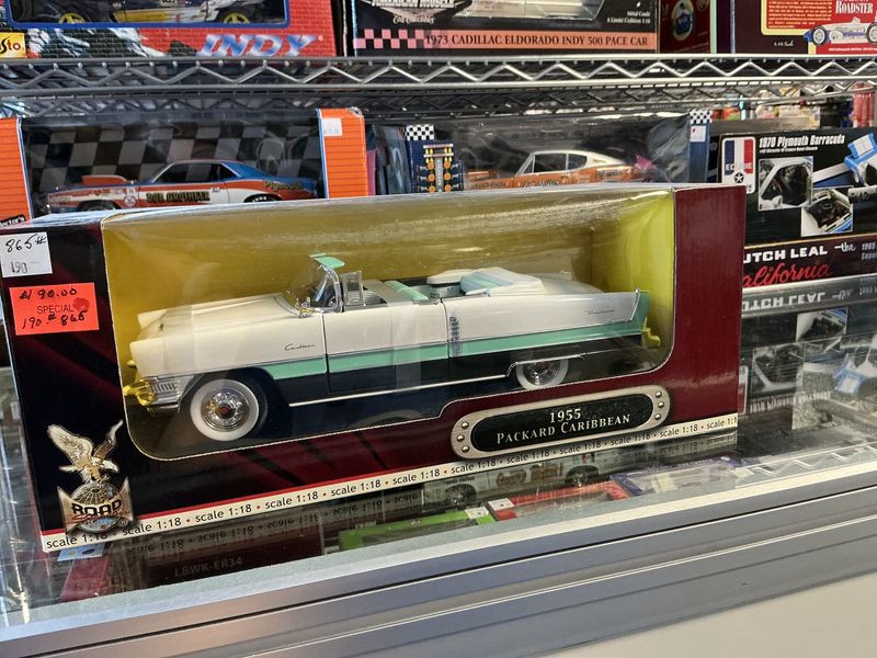 1955 Packard Caribbean tricolour teal