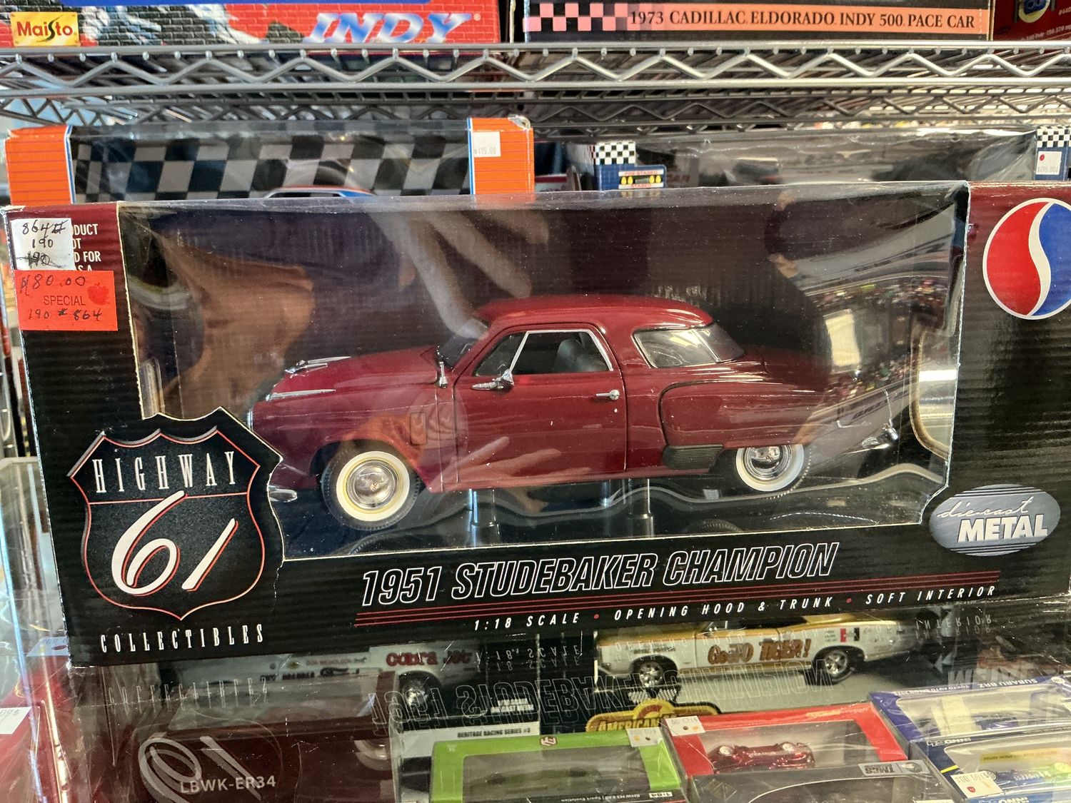 1951 Studebaker Champion maroon