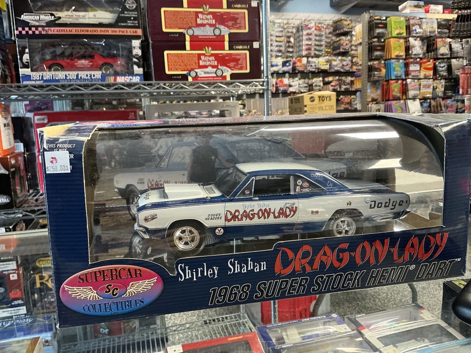 I can just do dragon lady in 1968 superstar hemi dart