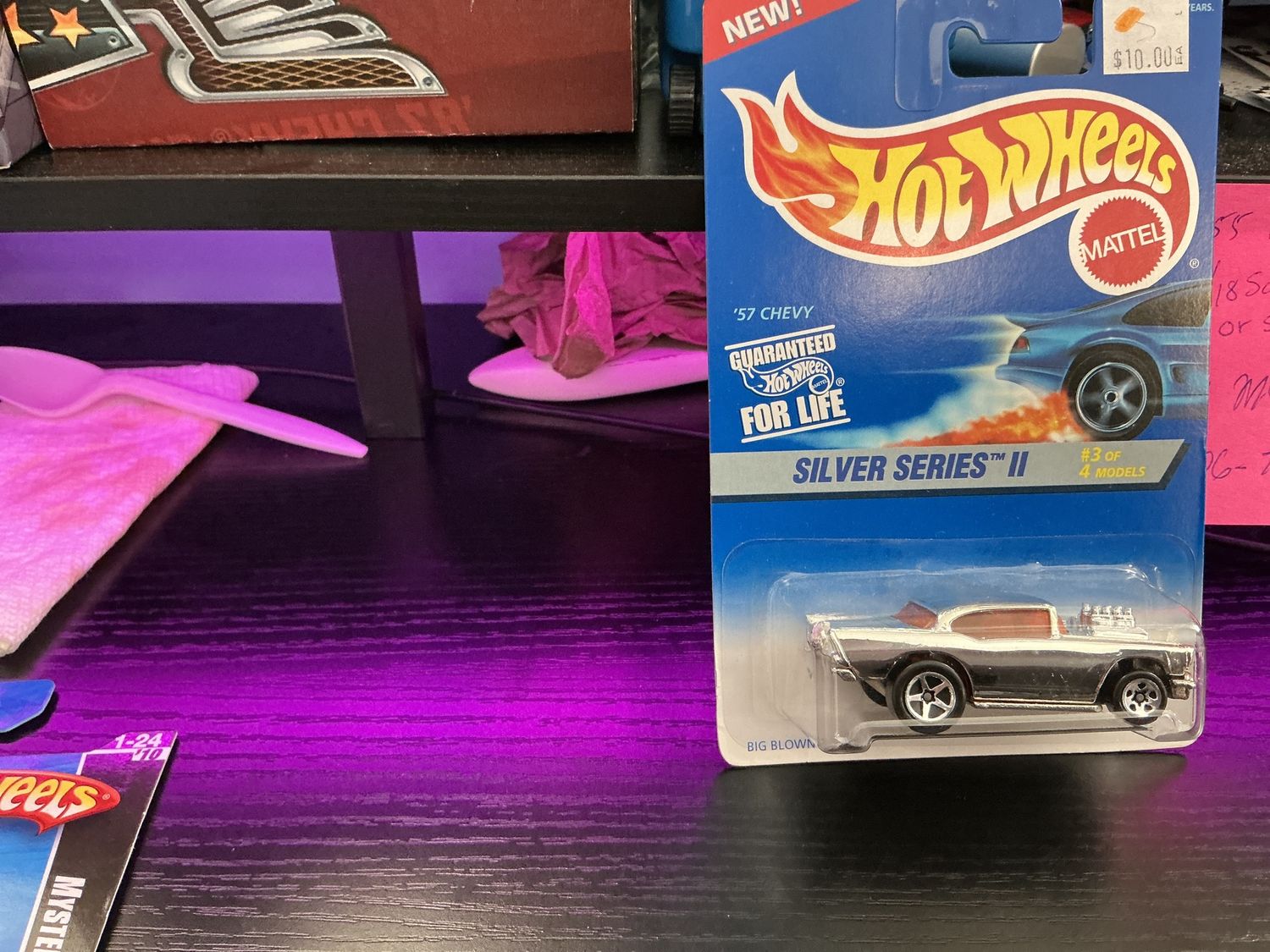 Silver series 257 Chevy big blown engine