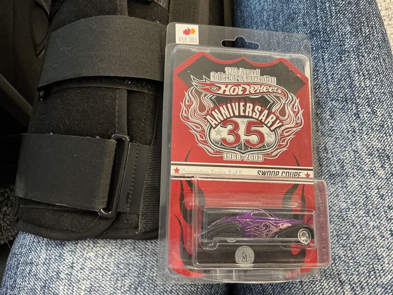 Swoop coupe purple 17 annual collectors convention, hot wheels