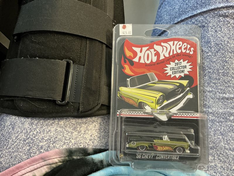 1956 Chevy convertible green