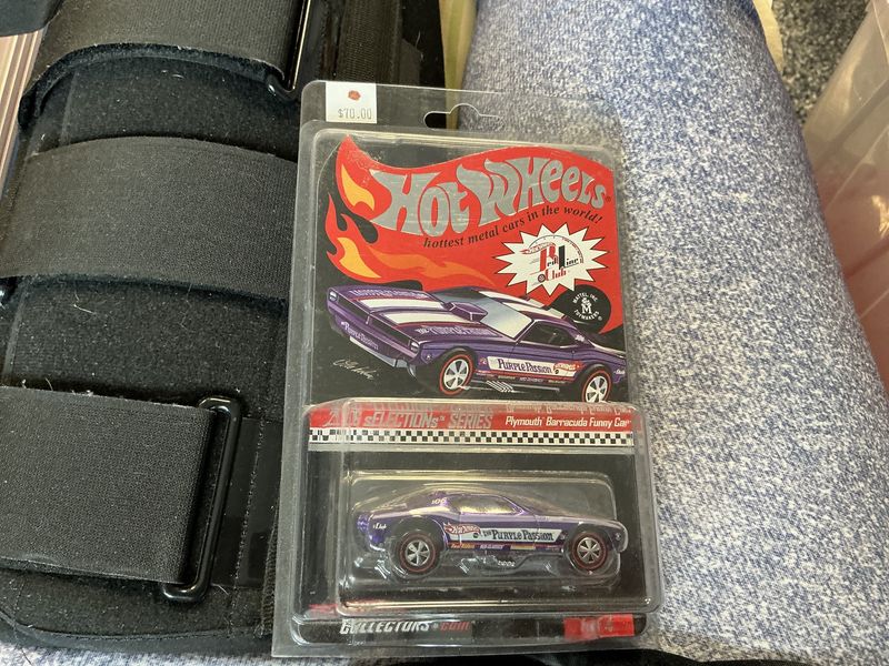 Plymouth, barracuda, funny car, purple