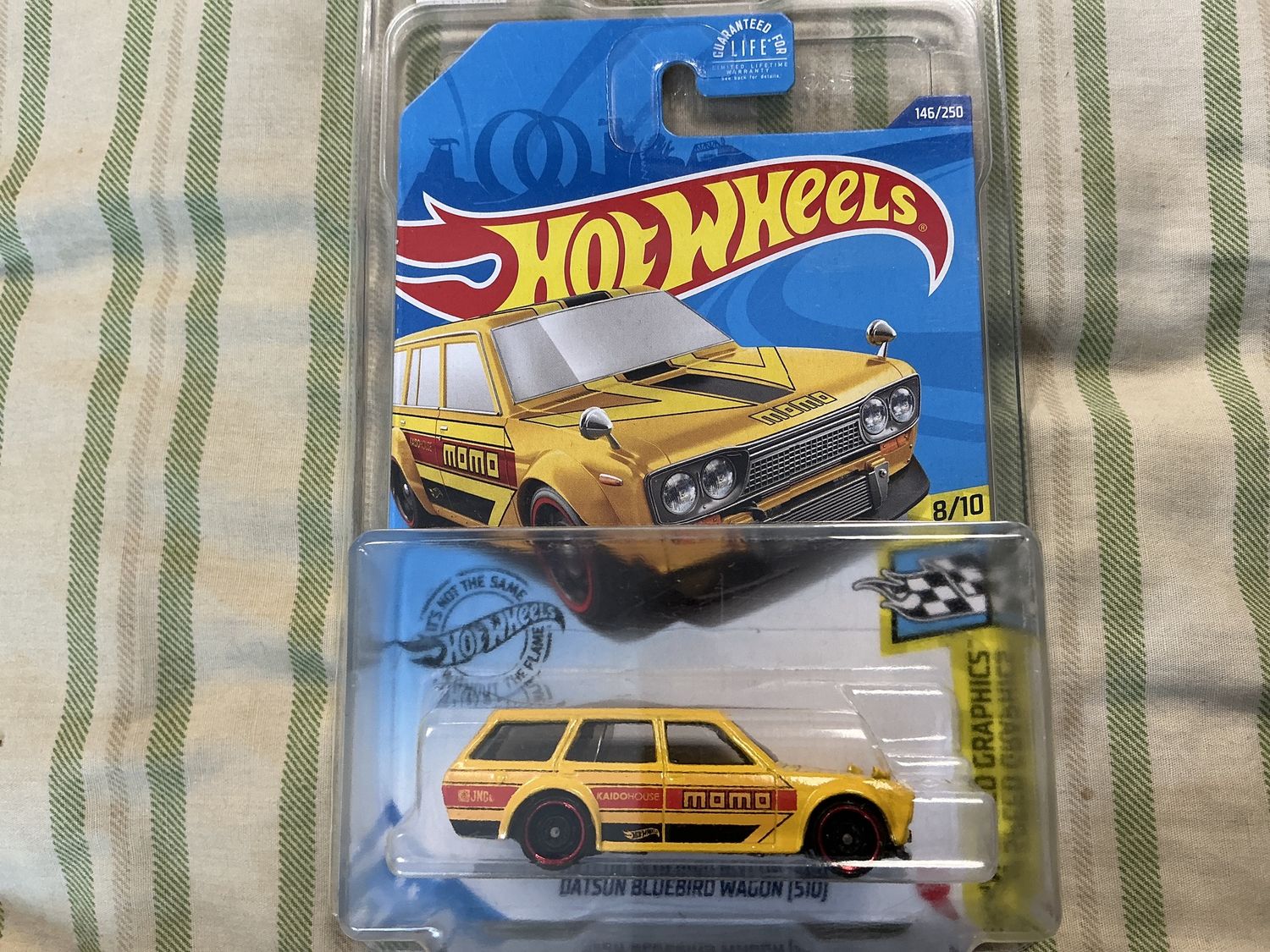 Datsun bluebird wagon, yellow