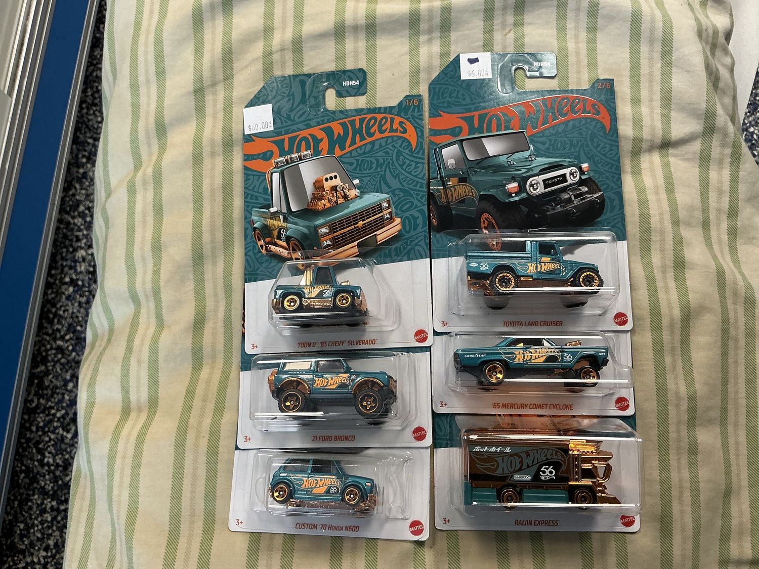 Hot wheels 56th anniversary set including Chase