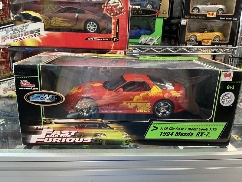 1994 Mazda RX seven red fast and the furious