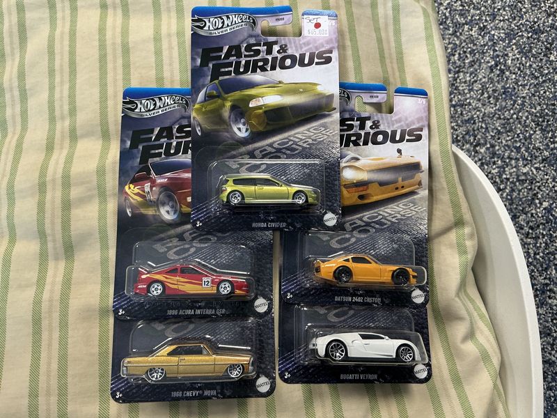 Fast and the furious racing course set one to five