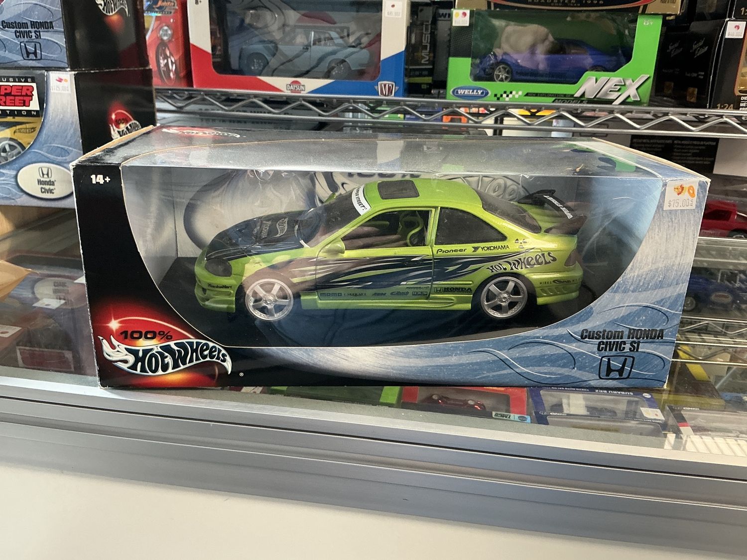 Custom Honda Civic SI green
