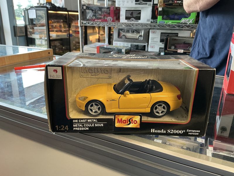 European version Honda S 2000 yellow