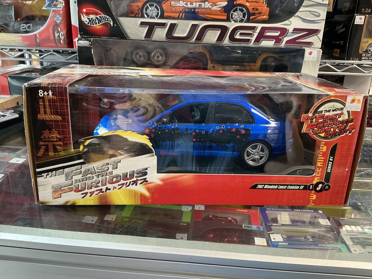2002 Mitsubishi Lancer evolution blue