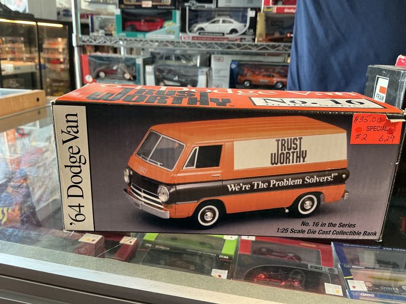 1964 Dodge van orange