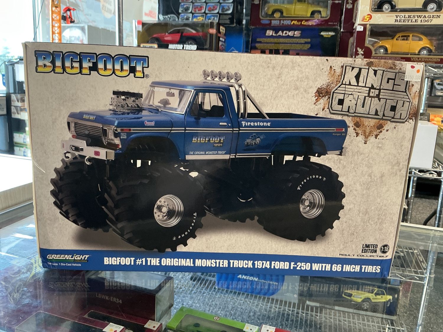Bigfoot 1974 Ford F250 with 66 inch tires Kings of crunch