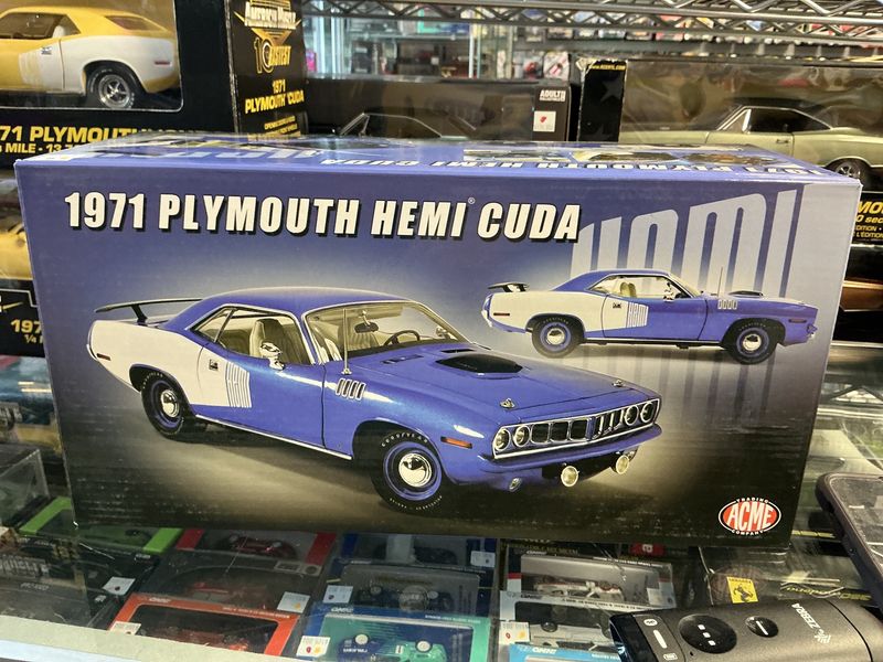 1971 Plymouth hemi Cuda blue
