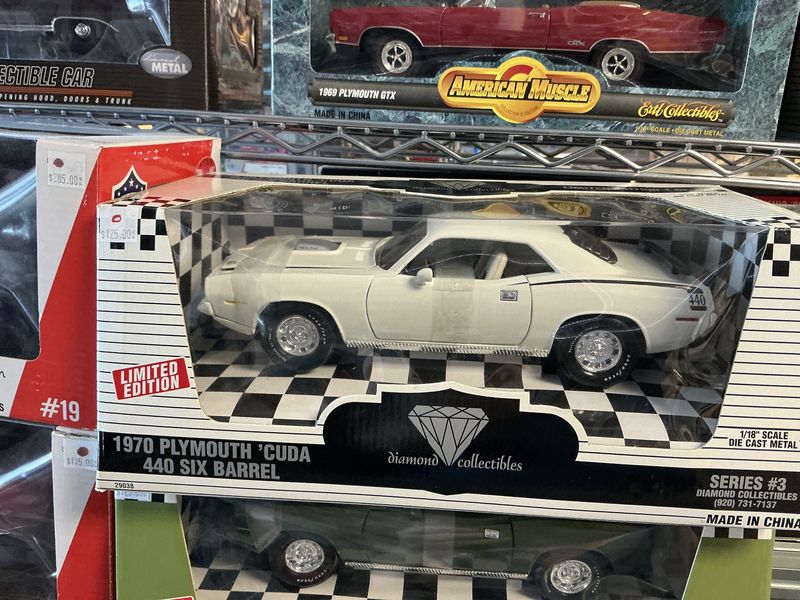 1970 Plymouth Cuda 4406 barrel white