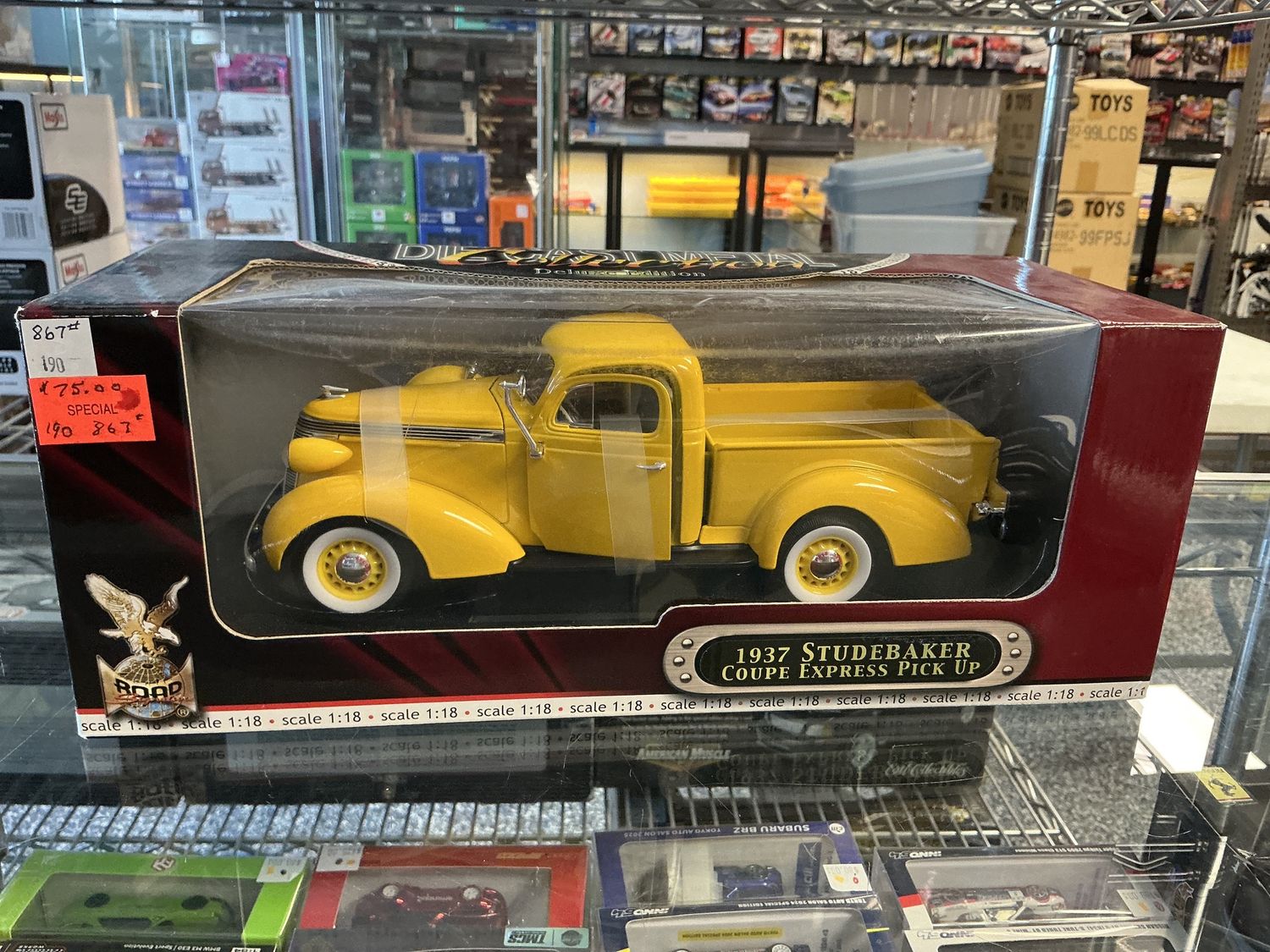 1937 Studebaker coupe express pick up yellow
